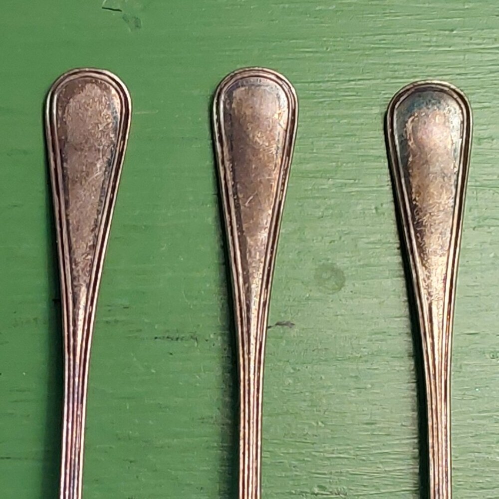 Vintage Silver ice tea spoon set of 4 - Picture 4 of 4